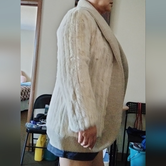 Genuine mink women's reversible jacket - Picture 4 of 16